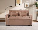 1 versatile foldable sofa bed in 3 lengths, modern sofa sofa sofa suede pull-out bed