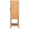 U_STYLE Sophisticated Oak Veneer Cabinet with multiple storage functions,Suitable for Study,Entryway, Hallway, Living Room, Foyer