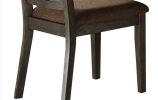 Jameson Brown Fabric & Espresso Finish Side Chair (Set of 2)