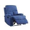 Rosia Blue Linen Motion Recliner