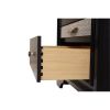 Matrix Traditional Style 5 Drawer Chest made with Wood in Black