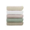 Oversized Quilted Throw with Scalloped Edges White 60x72"