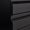 3 Drawer Mobile Locking File Cabinet, Rolling Filing Cabinet for Letter/A4 Size With 5 Wheels