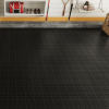 12 x 12 Inch Black Interlocking Deck Tiles Plastic Waterproof Outdoor All Weather Anti-slip Bathroom Shower Balcony Porch Strong Weight Capacity Upto