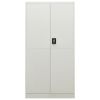 Locker Cabinet Light Gray 35.4"x15.7"x70.9" Steel