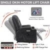 EMON'S Large Power Lift Recliner Chair with Massage and Heat for Elderly, Overstuffed Wide Recliners