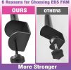 Heavy Duty Studio Monitor Stands Against The Wall, Adjustable Height Max 18.2" Desktop Speaker Stand Stage