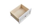 Farmhouse Style 6 Drawer Dresser Chest with Base Wooden Rustic Chest of Drawers, Storage Dresser Organizer for Bedroom, Living Room