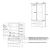 [Assembly&Show Video Available] TOPMAX Freestanding Large Kitchen Pantry Wooden Kitchen Storage Cabinet Cupboard with 8 Door Shelves