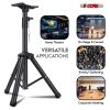 5 Core Speaker Stand Tripod Floor Heavy Duty Adjustable 24 to 36 Inch DJ Studio Short Monitor Stands Pole Mount - SS HD 3FT BLK WOB