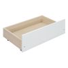 Full Size Wooden platform bed with Multi-functional Storage Space, Nightstand, 2 Drawers, USB Ports and Desk, White