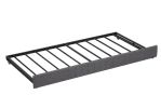 Daybed, sofa bed metal framed with trundle twin size, Grey, 78.4''w x 41''d x 29.8''h.
