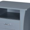 Colt Gray Finish Accent Table