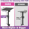 Heavy Duty Studio Monitor Stands Against The Wall, Adjustable Height Max 18.2" Desktop Speaker Stand Stage