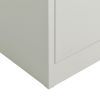 Locker Cabinet Light Gray 35.4"x15.7"x70.9" Steel