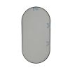 18 x 35 Inch Bathroom Mirror Black Aluminum Frame
