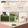 Modern Sofa Bed,Velvet Sleeper Couch,3 Seater Tufted Sofa,And Adjustable Backrests For Small Spaces, Living Room, Bedroom