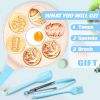 7-Cup Egg Pan Omelet Pans Pancake Pan for Kids Nonstick Egg Cooker Cars Trucks Pancake Mold Egg Mold for Breakfast Sandwiches Hamburger