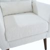 Modern Accent Chair,Teddy Fabric Living Room Chairs Comfy Reading Chair,Mid Century Accent Chair