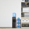 3-layer kettle rack, 5-gallon detachable water bottle rack, organizational storage rack, black
