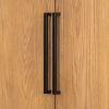 U_STYLE Sophisticated Oak Veneer Cabinet with multiple storage functions,Suitable for Study,Entryway, Hallway, Living Room, Foyer