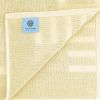 Luxury Bath Mat Floor Towel Set Absorbent Cotton Hotel Spa Shower Bathtub Mats [Not a Bathroom Rug] 22x34 inch | 2 Pack | Beige
