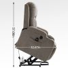 Infinite Position Single Motor Up to 350 LBS Power Lift Recliner Chair for Elderly