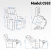 Infinite Position Single Motor Up to 350 LBS Power Lift Recliner Chair for Elderly