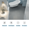 12 x 12 Inch Gray Interlocking Deck Tiles Plastic Waterproof Outdoor All Weather Anti-slip Bathroom Shower Balcony Porch Strong Weight Capacity Upto 6
