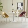 Modern Round Dining Table, ‚àÖ31.5'' Kitchen Dining Room Furniture, Coffee Table, Leisure Table, Living Room Table, White, Xmas Christmas Gift