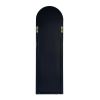 Gold 65x22 inch metal arch stand full length mirror