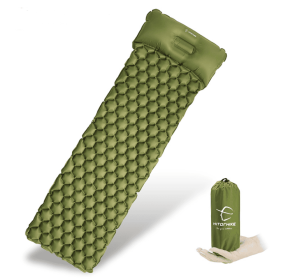Outdoor Camping Inflatable Honeycomb Mattress Tent Sleeping Mat (Option: Macaron)