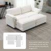 [VIDEO provided] [New] Free Combination Modular Convertible Sectional Sofa Bed Set, 4 Seat Upholstered Sleeper Corner Couch