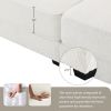 [VIDEO provided] [New] Free Combination Modular Convertible Sectional Sofa Bed Set, 4 Seat Upholstered Sleeper Corner Couch