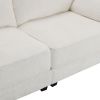 [VIDEO provided] [New] Free Combination Modular Convertible Sectional Sofa Bed Set, 4 Seat Upholstered Sleeper Corner Couch