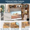 1pc Simple Dorm Desktop Storage Rack, Minimalist Wooden Bookshelf Organizer, Creative Tabletop Combination Cabinet