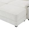 [VIDEO provided] [New] Free Combination Modular Convertible Sectional Sofa Bed Set, 4 Seat Upholstered Sleeper Corner Couch