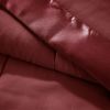 Lightweight Down Alternative Blanket with Satin Trim