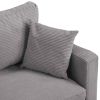57 " High Resilience Loveseat Sofa, Wooden Frame 2 Seat Sofa, Comfy , Small Space Saving Modern Upholstered Sofa