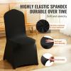 20 /30-pieces of elastic spandex folding chair cover, fit cover, removable washable wedding, festival, banquet